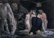 William Blake Hecate or the Three Fates painting